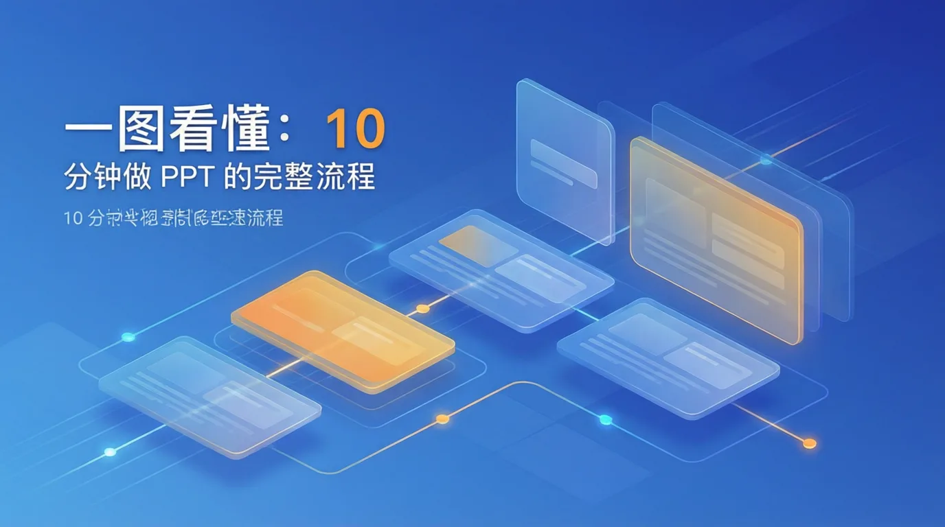 一图看懂：10分钟做PPT的完整流程